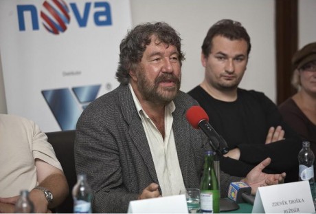 Režiser Zdeněk Troška a producent Veselický